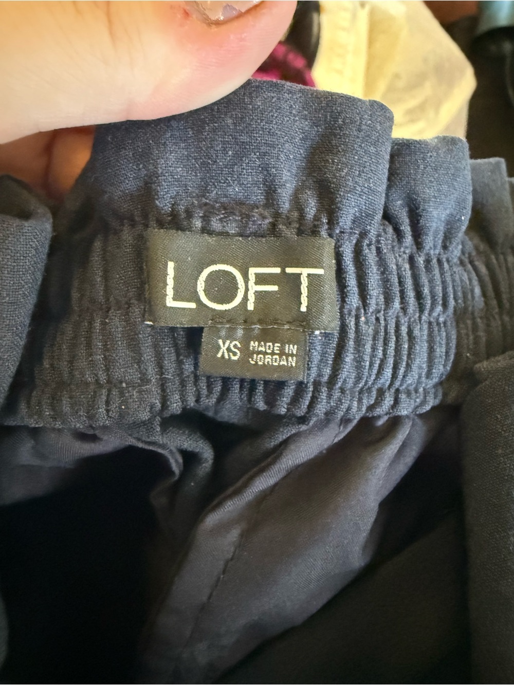 Belted Loft trousers